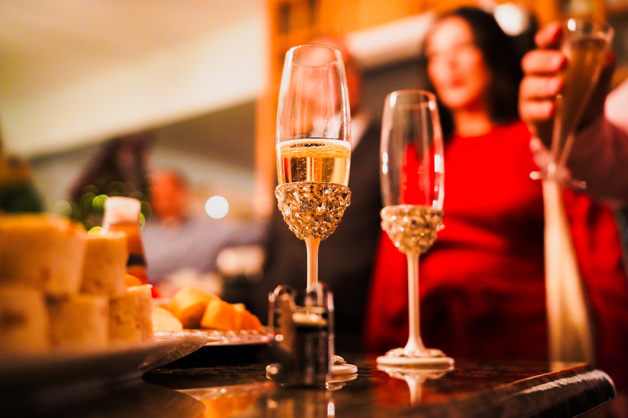 Wedding reception candid moment photography